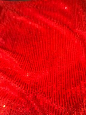 Red and Blush Knit Tops - Soft Ribbed Texture